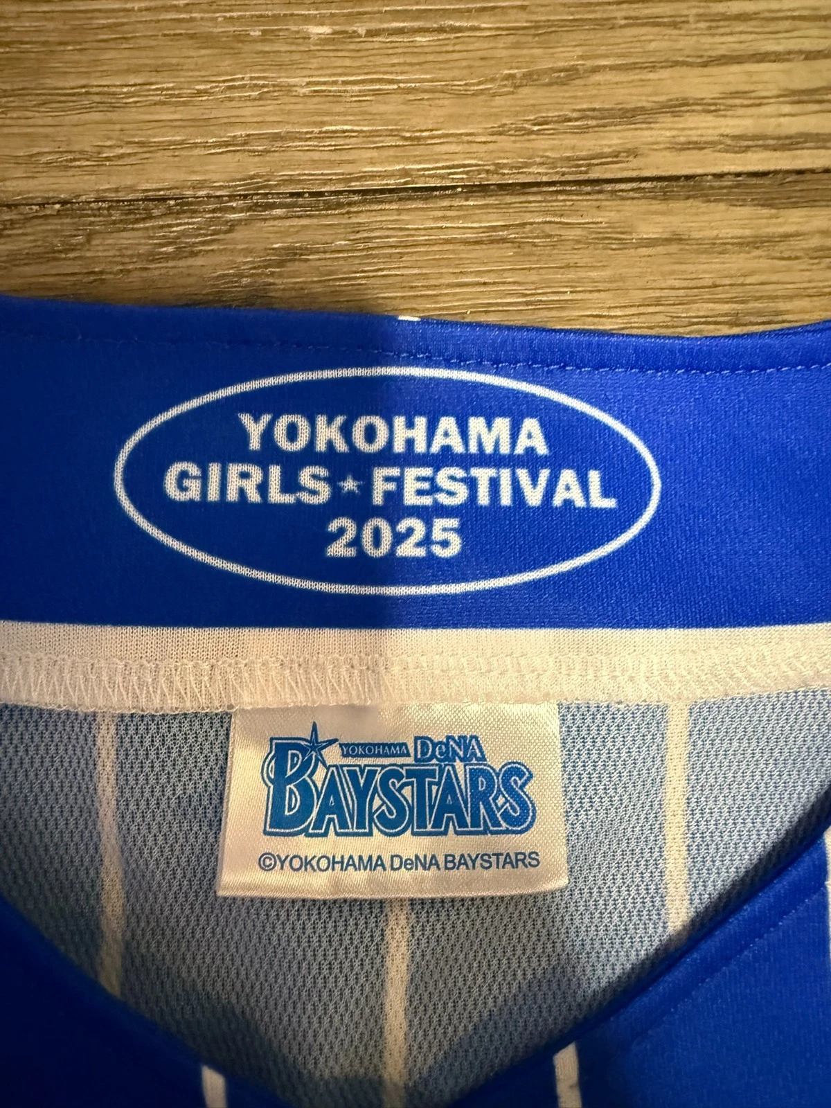 Yokohama DeNA BayStars Jersey Size Large Blue Japan NPB Baseball Girls 2025 - thumbnail 3