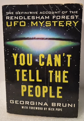 You Can't Tell the People:  UFO Mystery  PB/Acceptable   (see photos)