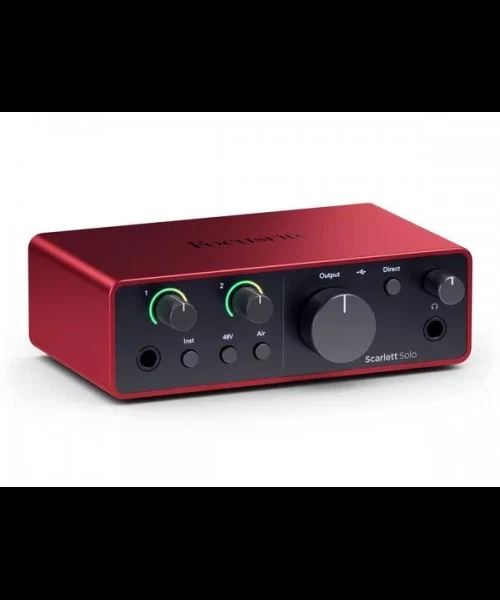 FOCUSRITE SCARLETT SOLO (4th Gen) INTERFACCIA AUDIO USB 1 IN 2 OUT - Immagine 2 di 2