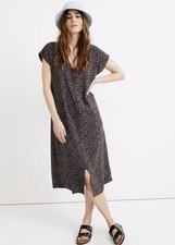 Madewell Easy Midi Dress  In FieldWalk Floral Relaxed XL
