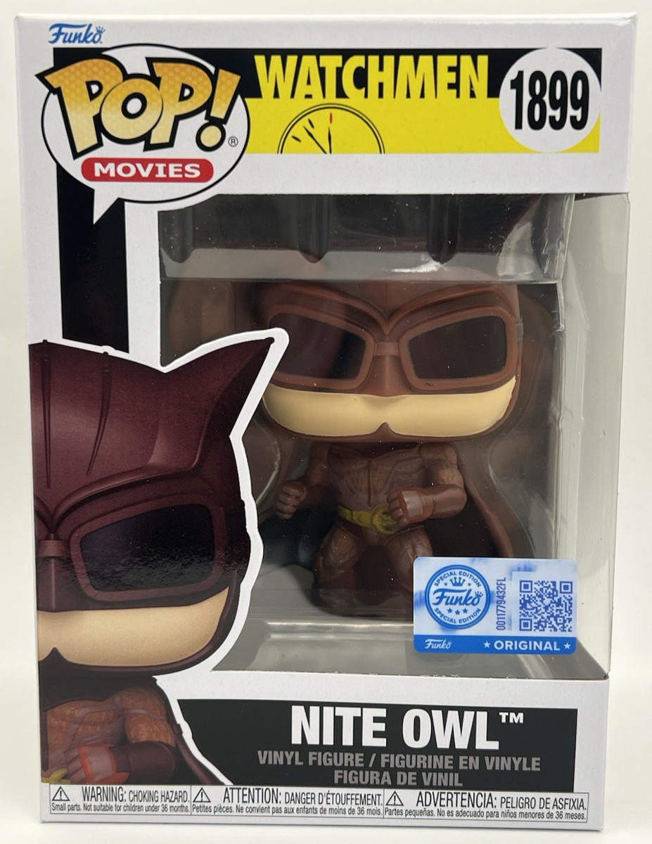 Funko Pop! Nite Owl #1899 Watchmen Exclusive Vinyl Figure +