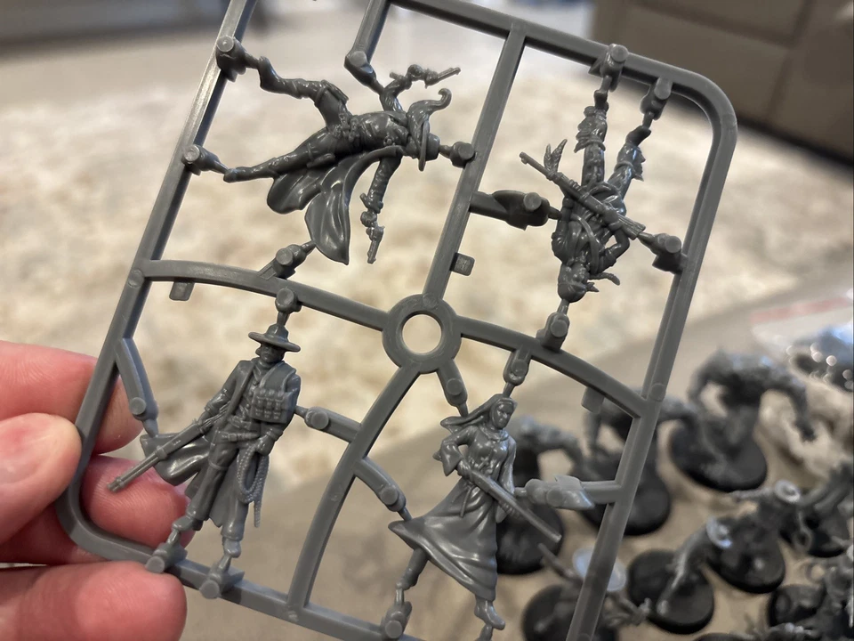 Lot of 50 FFP Flying Frog Shadows of Brimstone FIGURES Night Terrors Hero Packs - Image 2 of 4