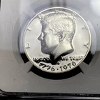 💎 1776-1976 S NGC Rare Grade PF69 Proof Silver Kennedy Half JFK Coin Sig.