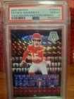 2024 panini mosaic Touchdown masters Patrick Mahomes gem ment 10