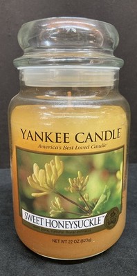 Yankee Candle Sweet Honeysuckle Large Candle 22oz Retired