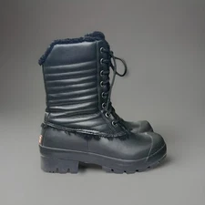 Hunter Women PAC Snow Winter Rain Boots Size 6 Black