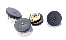 DRALOWID 0-100kOHM Einstellregler m. Rad Trimmer Potentiometer Keramik NOS Audio