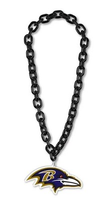 NFL Baltimore Ravens XXL BigChain Kette Wincraft Chain 3D Logo 194166101272