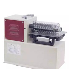 220V Small Leather Slitting Machine Hydraulic Drill Slitting Machine Conveyor