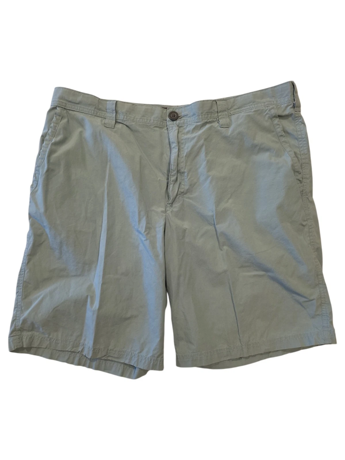Columbia Chino Shorts Mens 38 Green Cotton Outdoor Casual Flat Front 10L
