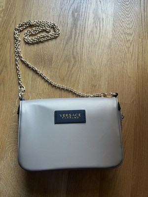 Versace Tasche Handtasche Crossbody Bag gold Kette Reißverschluss