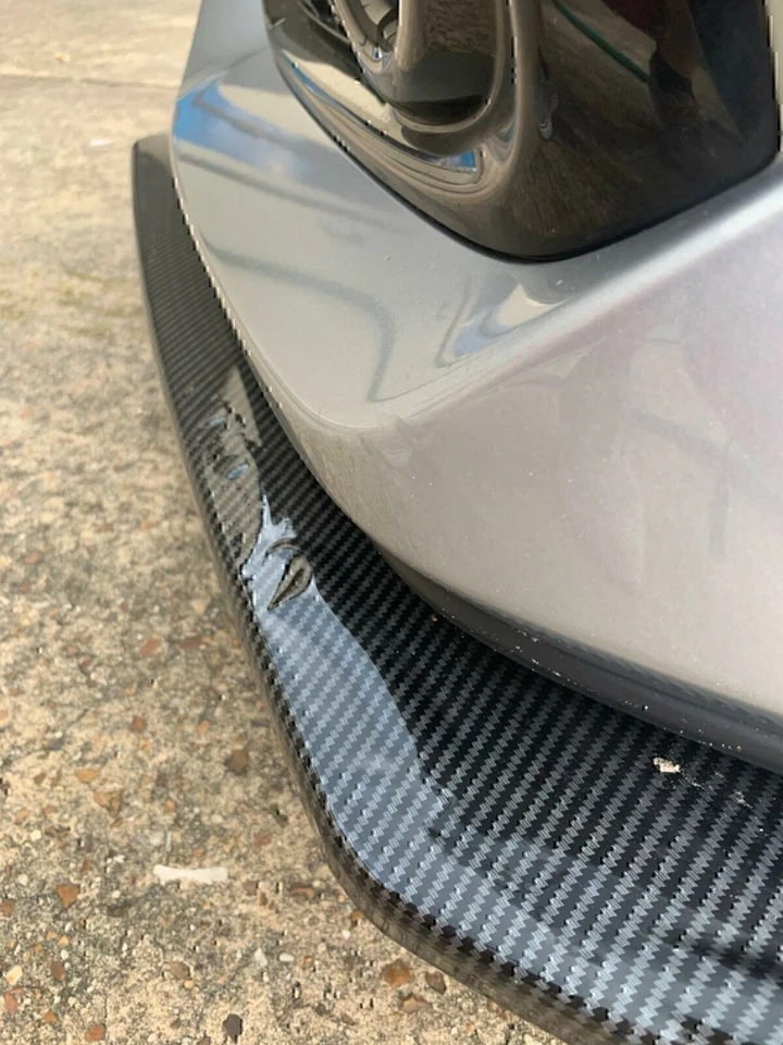 Kit de carrocería divisor alerón labial parachoques delantero carbono para Mercedes-Benz Foto 3 de 4