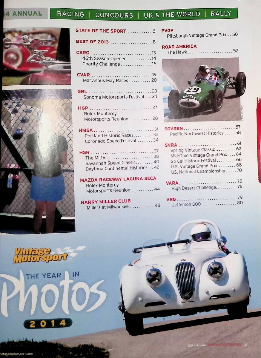 Vintage Motorsport Magazine The Journal of Motor Racing Vintage Motorsport Magazine The Journal of Motor Racing