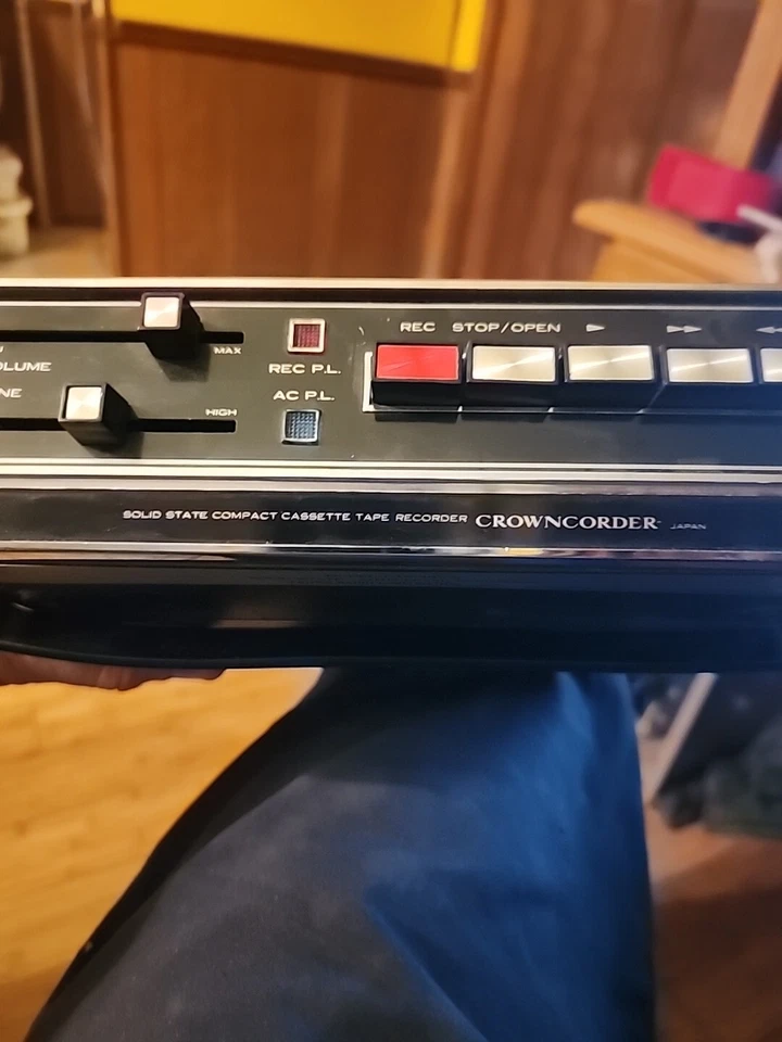 Crowncorder CTR-350W магнитофон с инструкцией по ремонту деталей - Изображение 2 из 4