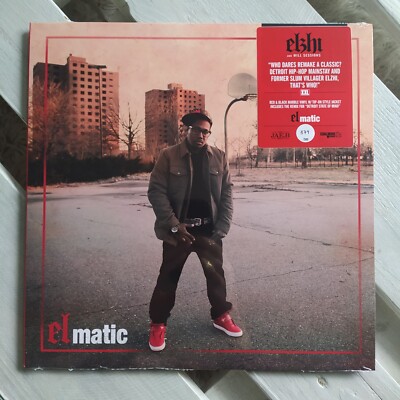Elzhi & Will Sessions   Elmatic (LP) Limited Red & Black Marbled Vinyl Edition