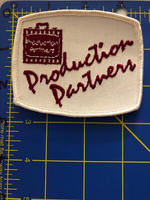 Production Partners Logo Patch Comedy Shows Comedians Comics Industrial Design