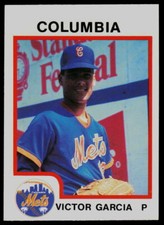 1987 ProCards Victor Garcia Columbia Mets