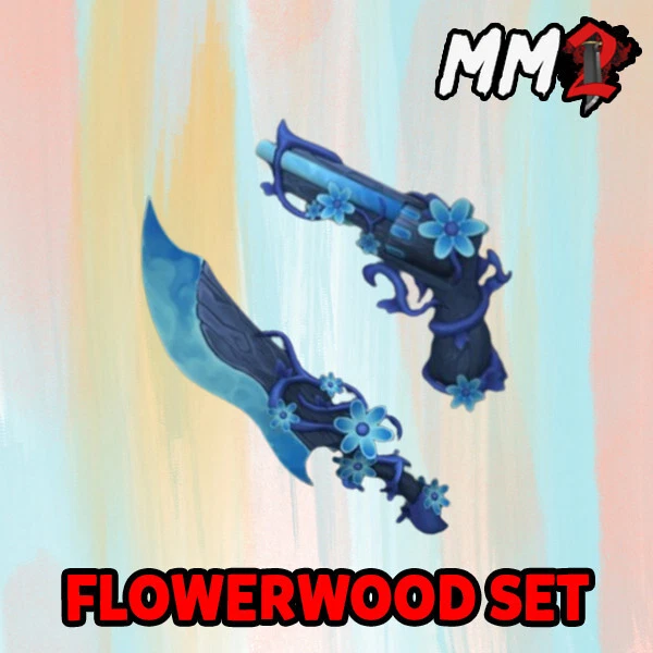 Roblox Murder Mystery 2 MM2 ✨ Flowerwood Set ✨ SAME DAY DELIVERY | CHEAPEST!