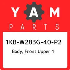 1KB-W283G-40-P2 Yamaha Body, front upper 1 1KBW283G40P2, New Genuine OEM Part