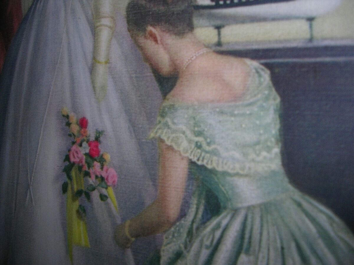 VINTAGE Beautiful Lithograph CRAFTED BY FRANKLIN PICTURE CO VINTAGE Beautiful Lithograph CRAFTED BY FRANKLIN PICTURE CO