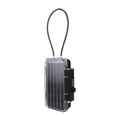  Tragbare Kennwortspeicherbox Reisen Stabiler Geldkoffer Flash-Geld-Organizer