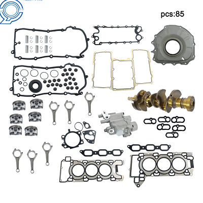 #ad Engine Rebuild Overhaul Kit Crankshaft Rod For Jaguar F Pace F Type 19 20 3.0L $539.40