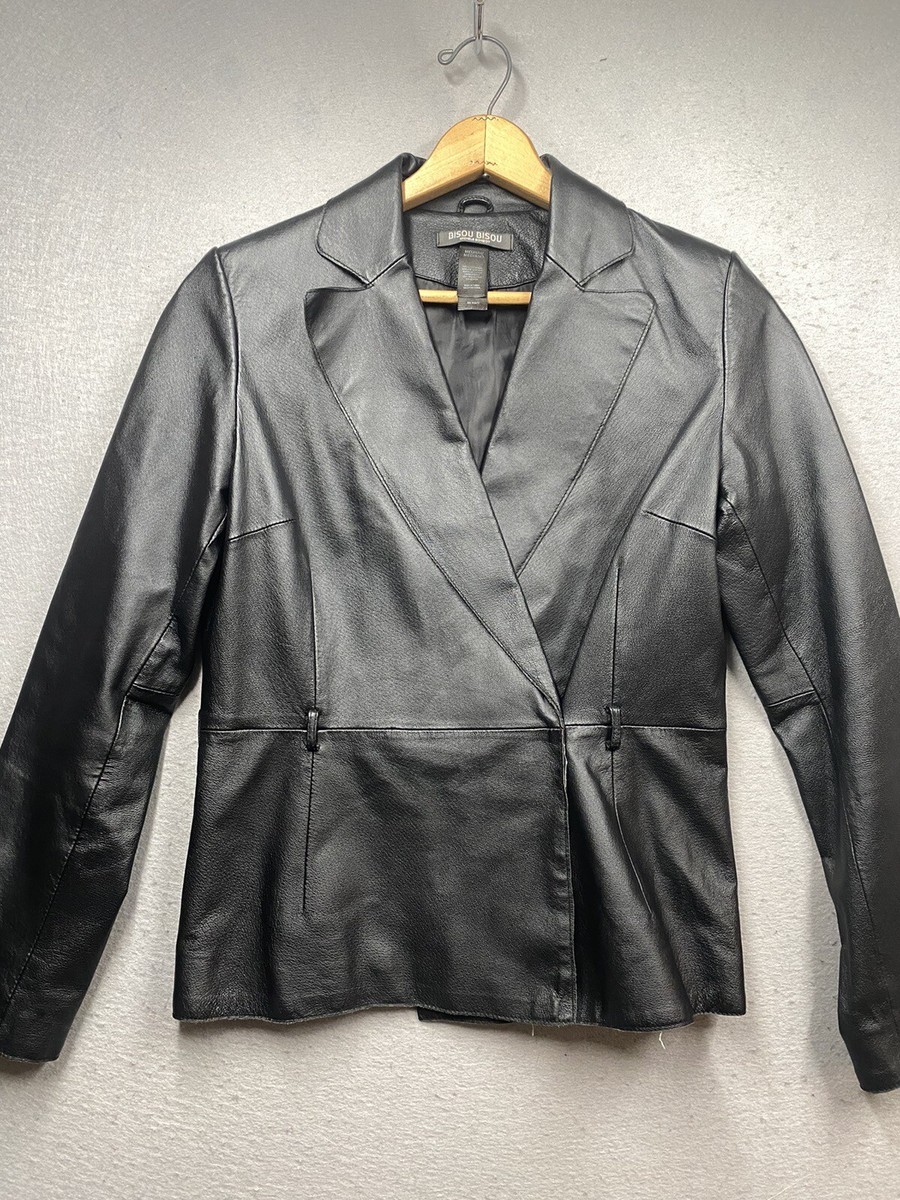 Leather Blazer Women's Designer Blazers Neiman Marcus Fitted