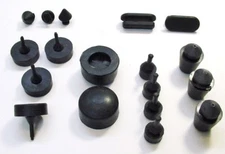 GM Glove Box License Plate Ash Tray Gas Door Post Console Rubber Bumpers Kit #3