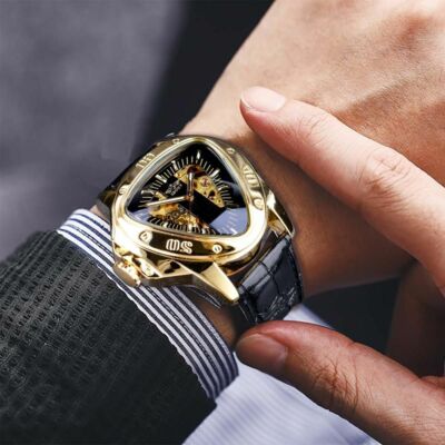 Mechanical Wrist Watch Automatic Luxury Skeleton Mens Movement Wristwatch Unisex