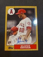 Oliver Ortega [RC] #87BA-OO 2022 Topps Update 1987 Autographs