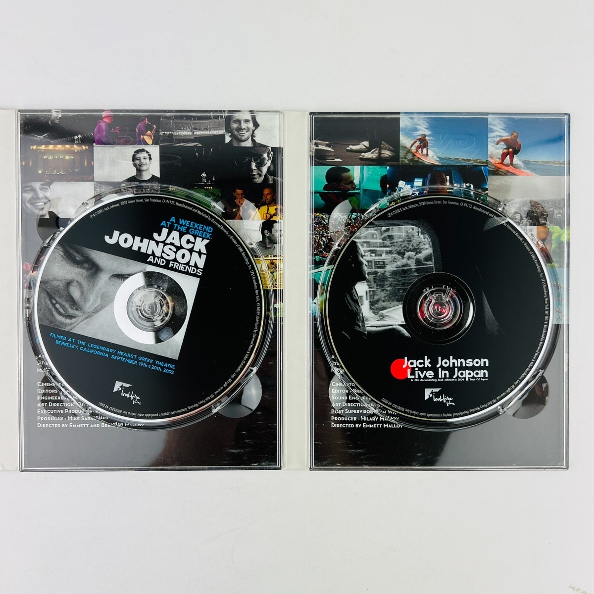 Jack Johnson - A Weekend At The Greek / Live In Japan DVD
