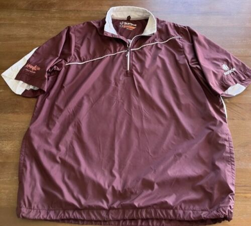 Sunice Sport X20CT Mens XL 1/2 Zip SS Golf Windbreaker Pullover Madge Lake - Picture 1 of 8