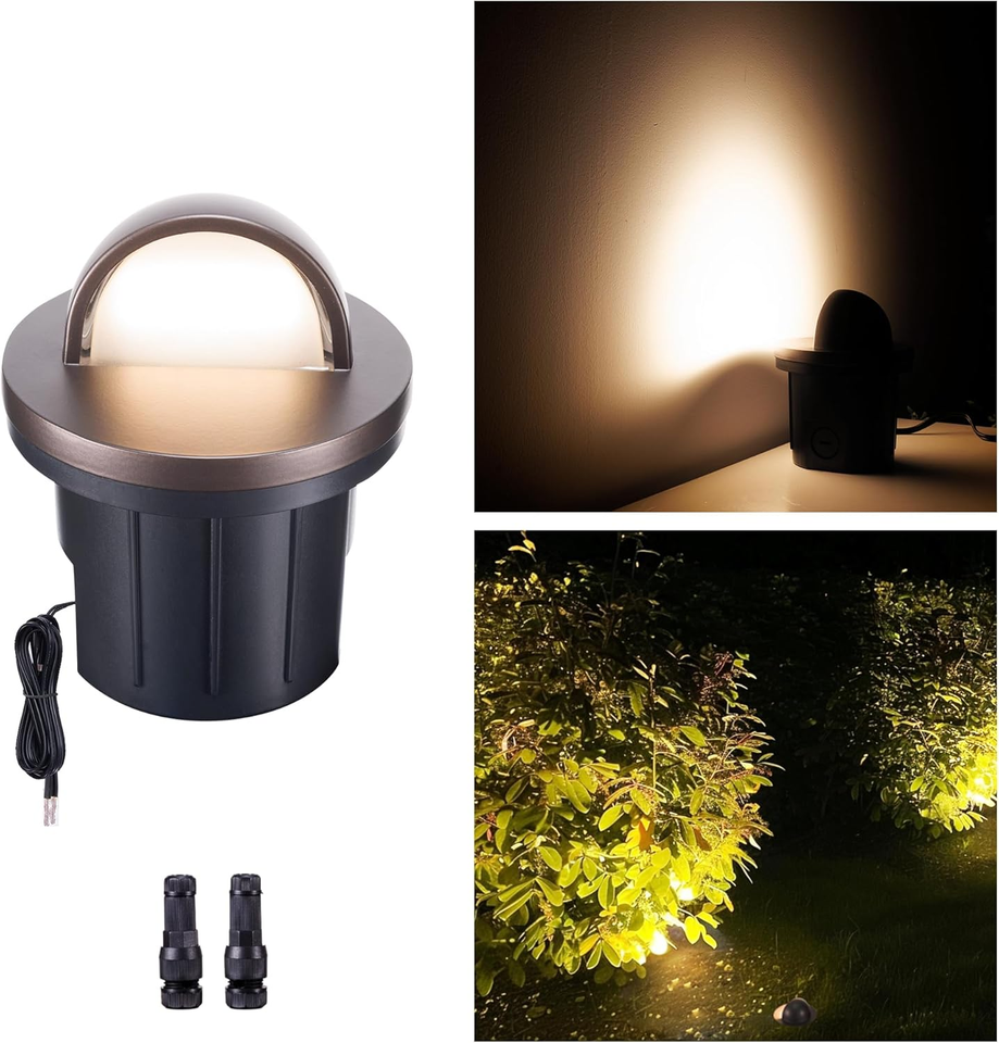 Landscape Well Lights, LED Low Voltage Ground Lights Outdoor, 12V IP67