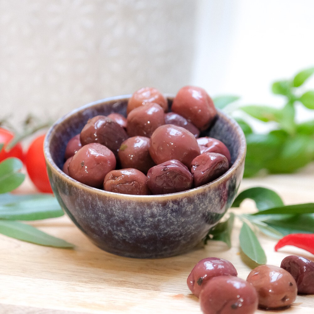 Aceitunas negras en aceite de oliva suave 280 g de Sicilia