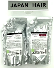 Milbon Repair Shampoo & Treatment 1000ml Refill Damaged Hair Care Made in Japan