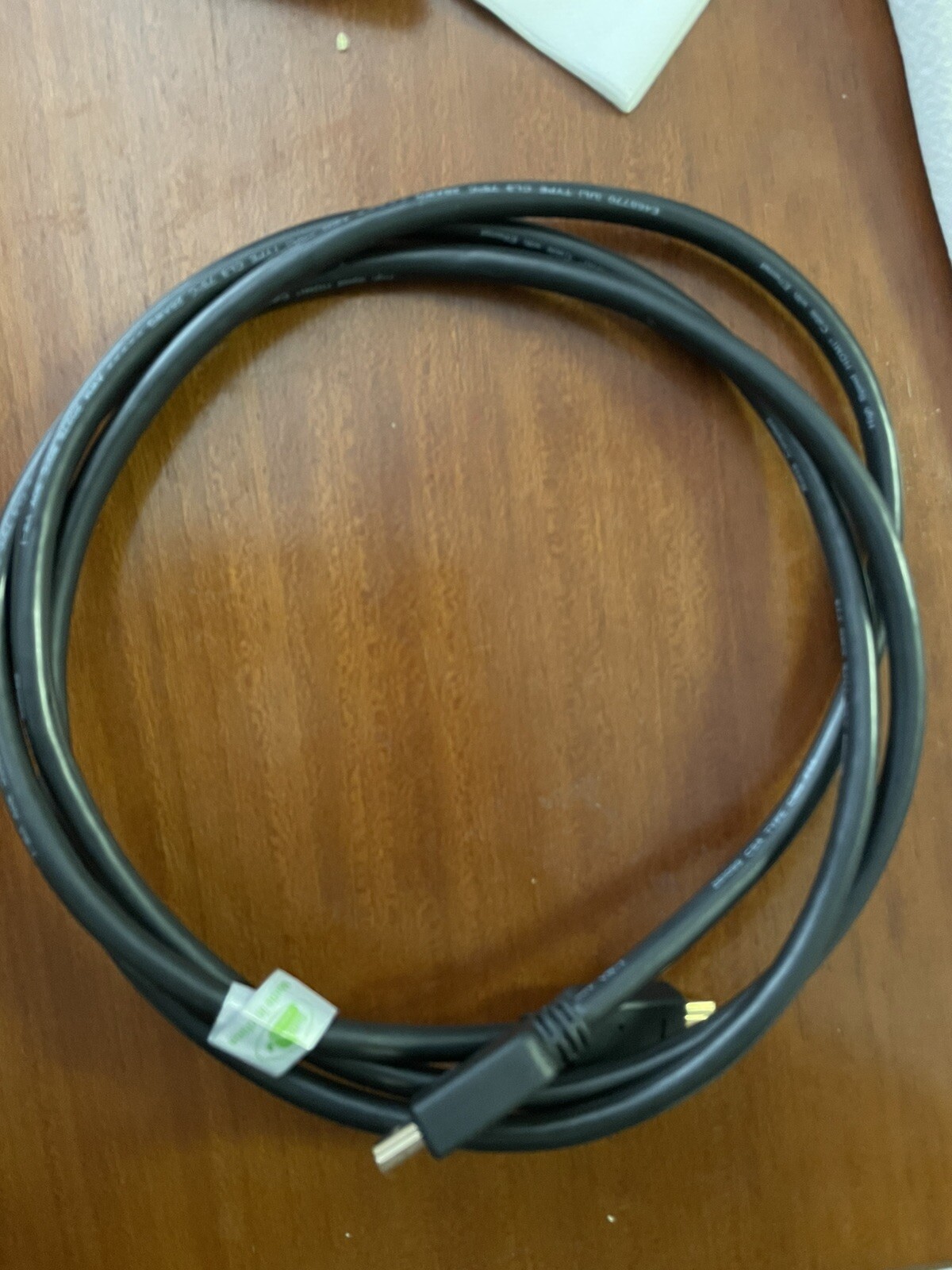 6ft Ultra HD HDMI Cable in Black for High-Speed Connectivity-image