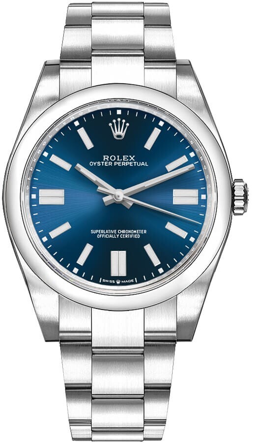 Rolex Oyster Perpetual 41mm 124300 Blue Dial Stainless Steel Oyster Men's Watch