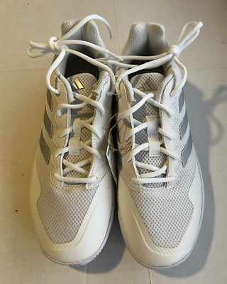 Adidas Tennis Shoes GameCourt 2 White/Grey Women Size 9.5 NEW WITHOUT BOX