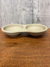 The Pampered Chef Stoneware Microwave Double Egg Cooker 2192 Made in USA