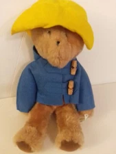 Classic Paddington Bear by Eden Felt Coat Approx. 13" Tall Mint Tush Tags ONLY