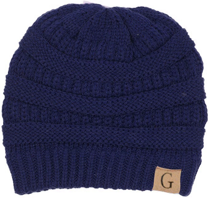 Para mujeres Hombres Tejido Slouchy Suelto Gorro Gran Tamaño Invierno Sombrero Esquí Polar Gorra holgada Foto 3 de 3