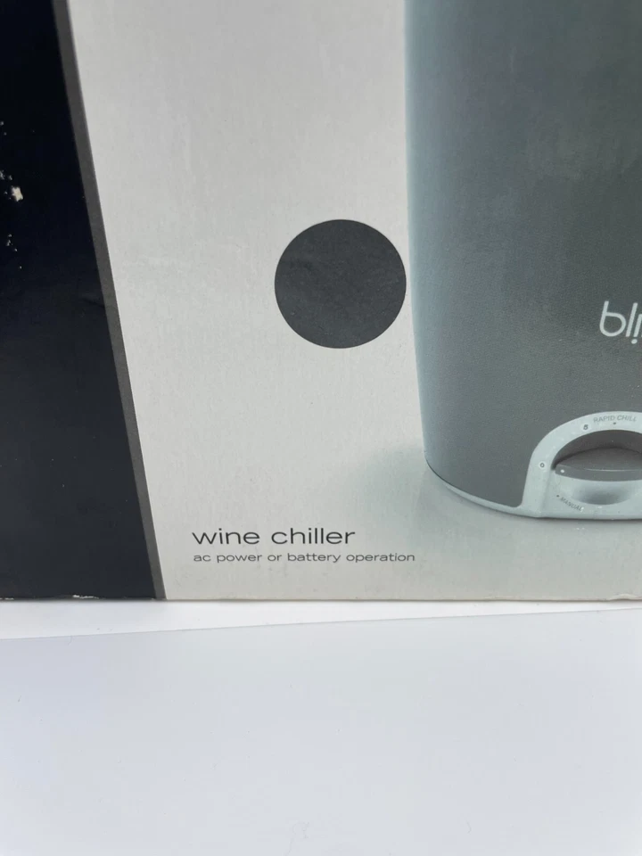 Wine Chiller Blinq bateria portátil ou operação de energia CA feita por Breville Gray - Imagem 3 de 4