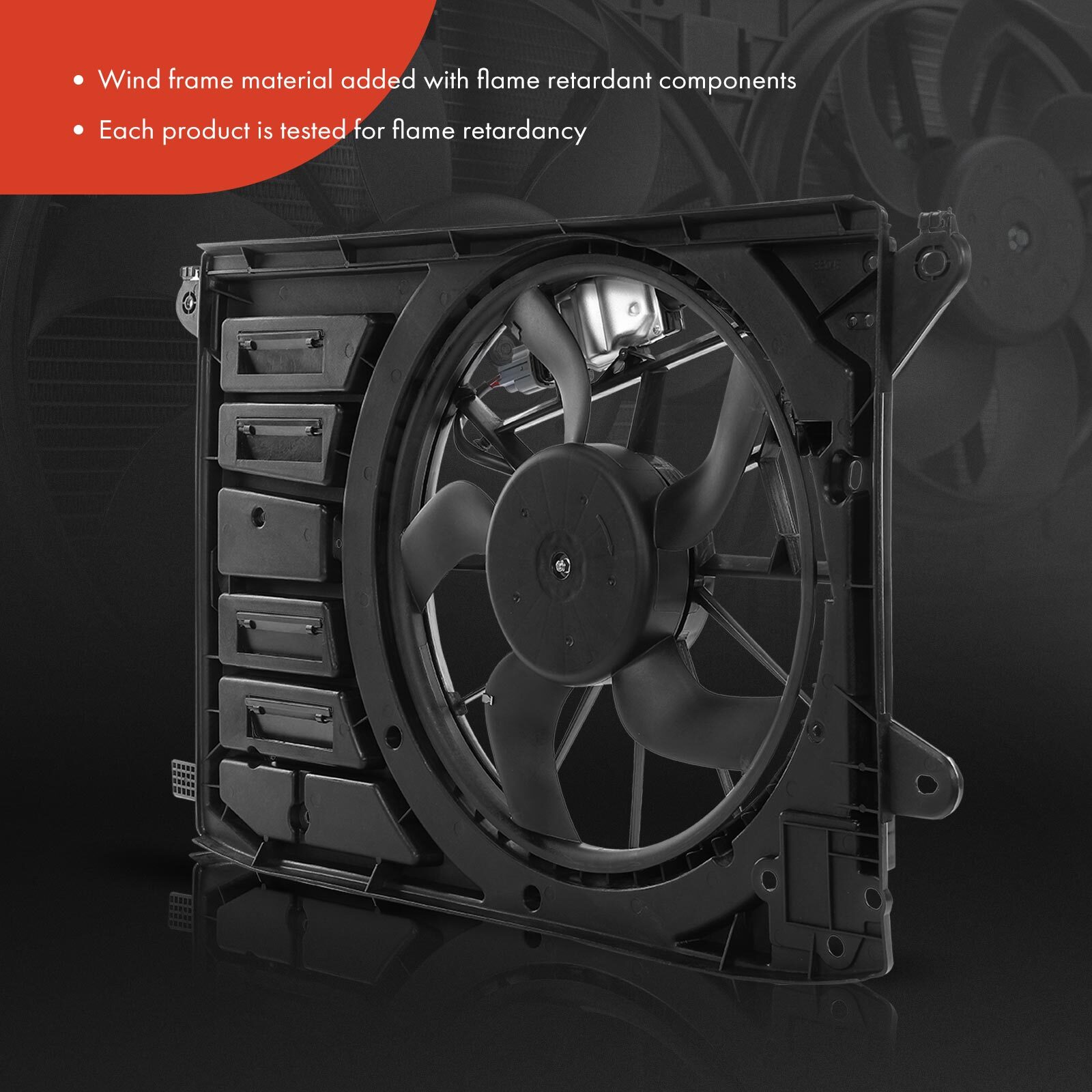 Aluminum Radiator & Cooling Fan Assembly for Ford Fusion 1319 Lincoln