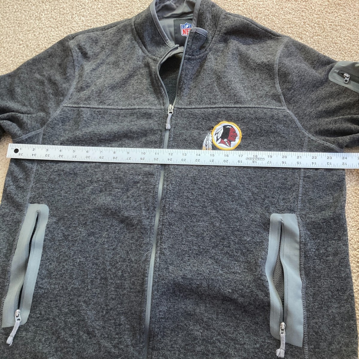 Washington Redskins NFL G III Mens Full-Zip Track Jacket Size XL