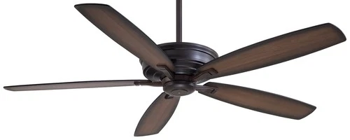 Minka Aire Kafe-XL 60" Ceiling Fan - Toned Medium Maple/Dark Maple 5-Blade - Picture 1 of 3