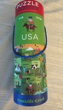 USA Map Puzzle  Poster By Crocodile Creek 200 Pieces Ages 6 Great Condition