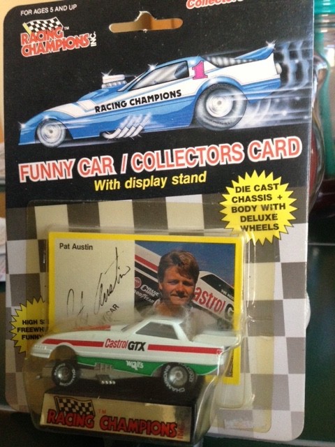VINTAGE PAT AUSTIN "CASTROL GTX" 1/64 NHRA ALCOHOL FUNNY CAR DIE CAST