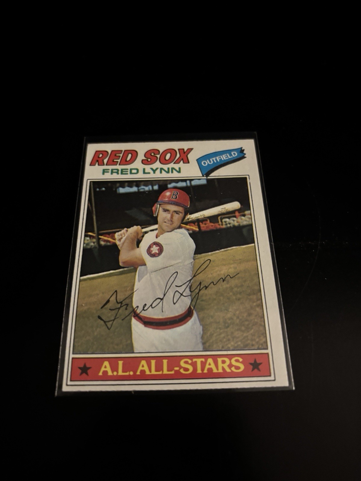 Fred Lynn 1977 Topps NRMT-MT Red Sox 210
