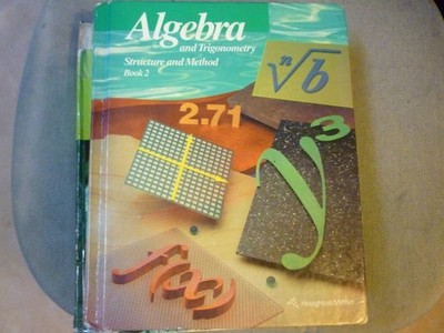 Algebra and Trigonometry: Structure and Method, Book 2, Holt Mcdougal, Acceptabl
