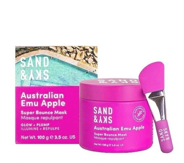 Sand & Sky Australian Emu Apple Super Bounce Mask 3.53oz Glow& Plump New